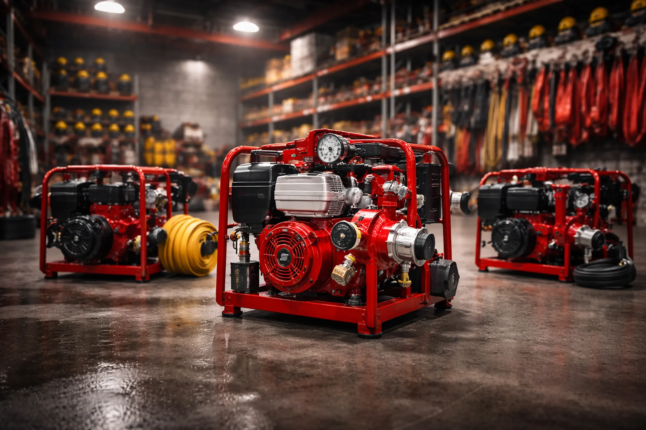 Portable fire pump distributor partnership team discussion