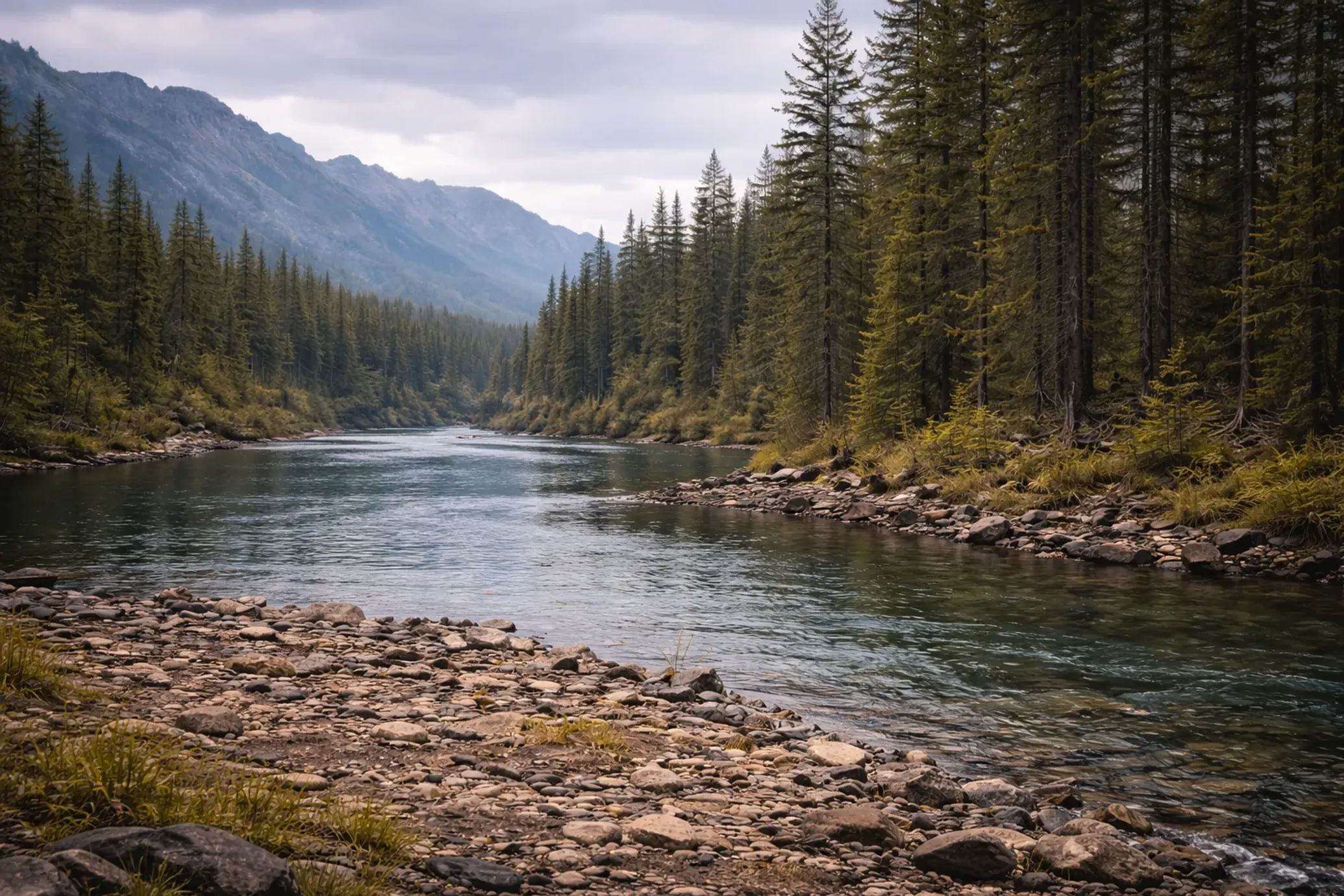 Firefighters using portable fire pumps during a wildfire response