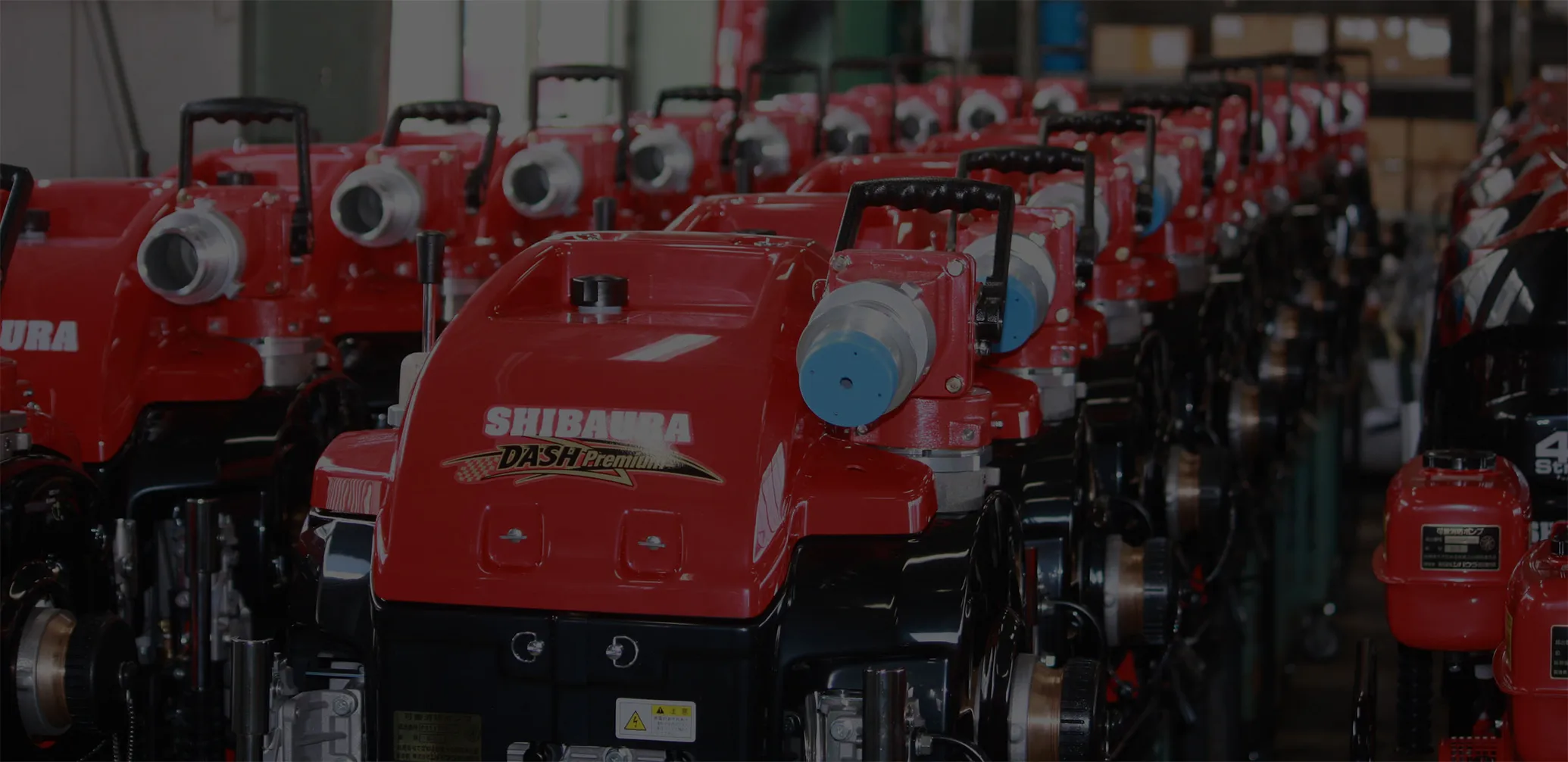 Shibaura portable fire pumps staged for rapid deployment